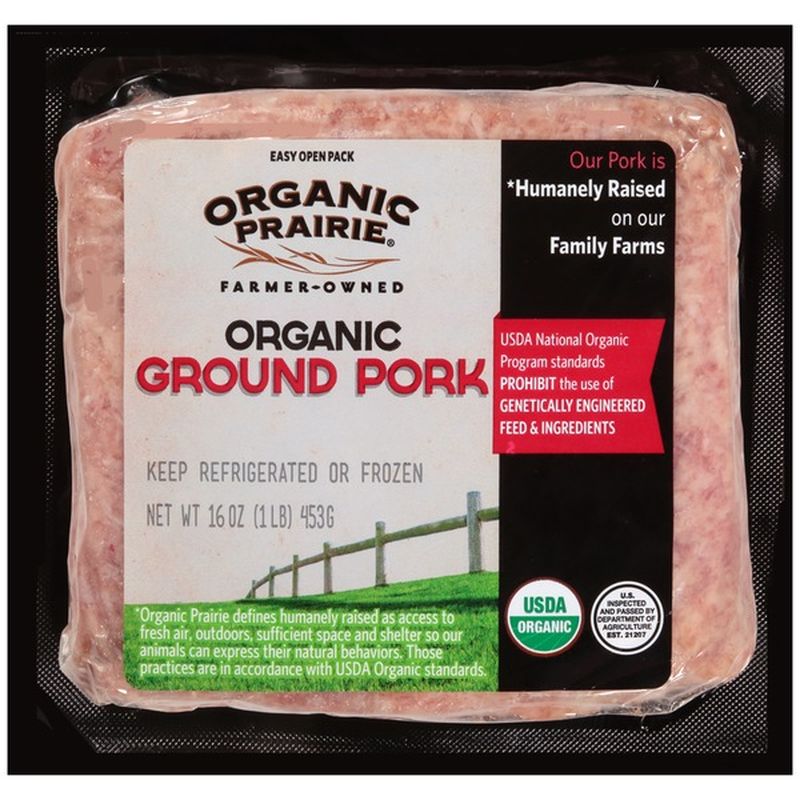 Organic Prairie Organic Ground Pork (16 oz) Instacart