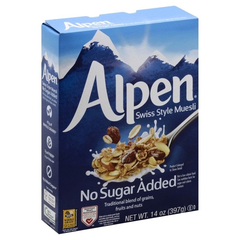 Alpen No Sugar Added Swiss Style Muesli Cereal (14 oz) from Lucky