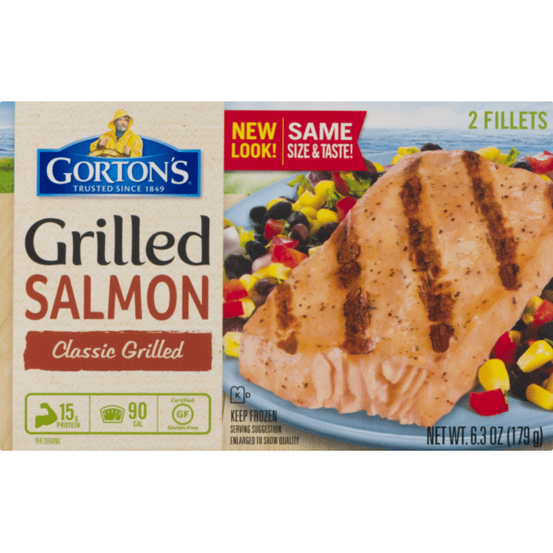 Gorton's Grilled Salmon Classic Grilled Fillets (6.3 oz) from King Soopers Instacart
