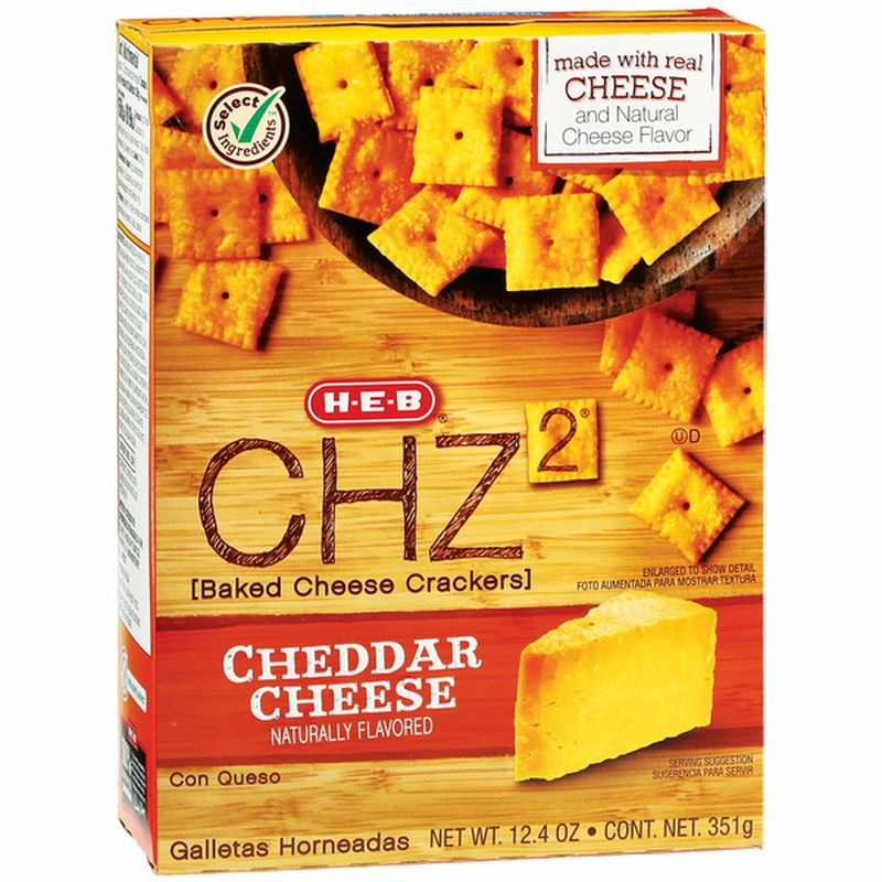 H-E-B Baked Cheese CHZ2 Crackers
