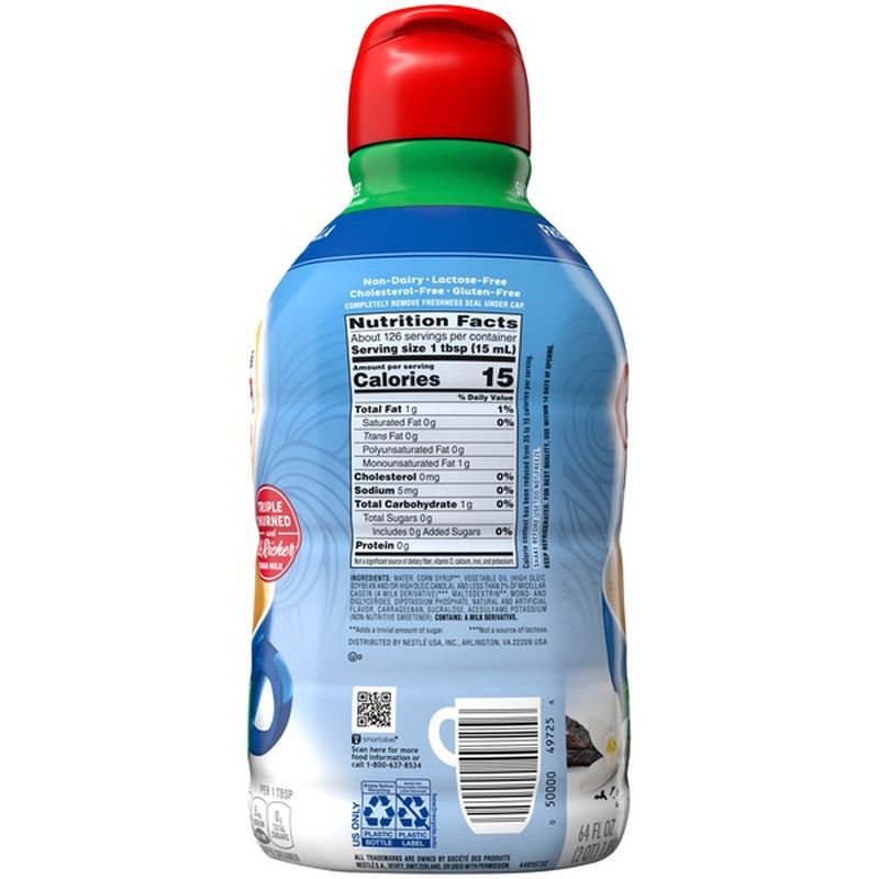 Nestlé Coffee Mate French Vanilla Sugar Free Liquid Coffee Creamer (64 fl oz) from ShopRite