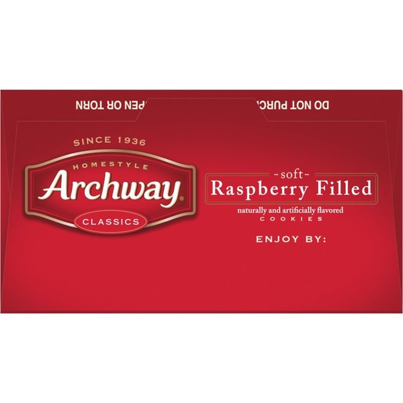 Archway Raspberry Filled Cookies 9 Oz Instacart
