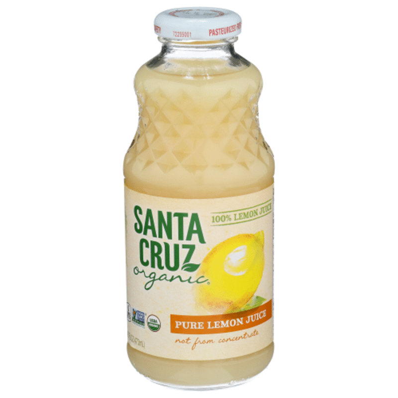 Santa Cruz Organic Pure Lemon Juice (16 fl oz) Instacart