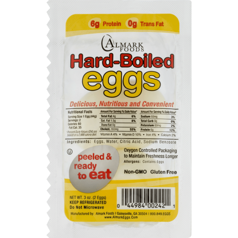 Almark Foods HardBoiled Eggs Ready To Eat