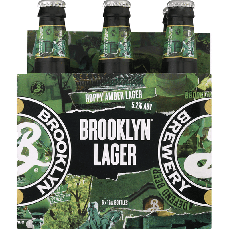 Brooklyn Brewery Beer, Hoppy Amber Lager, 6 Pack (12 fl oz) Instacart