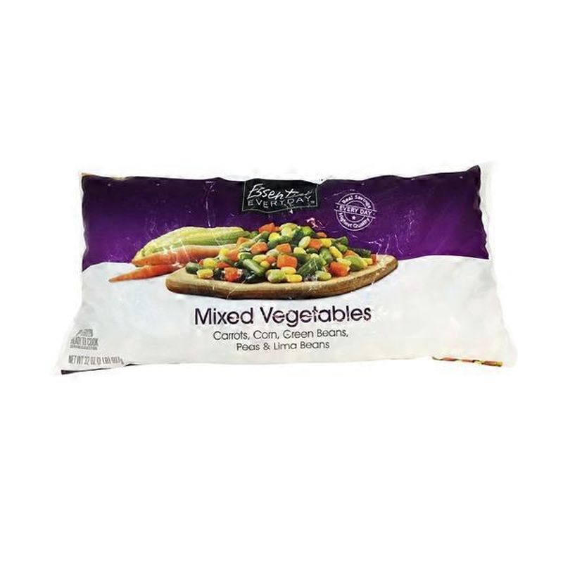 Essential Everyday Mixed Vegetables Carrots, Corn, Peas, Green Beans