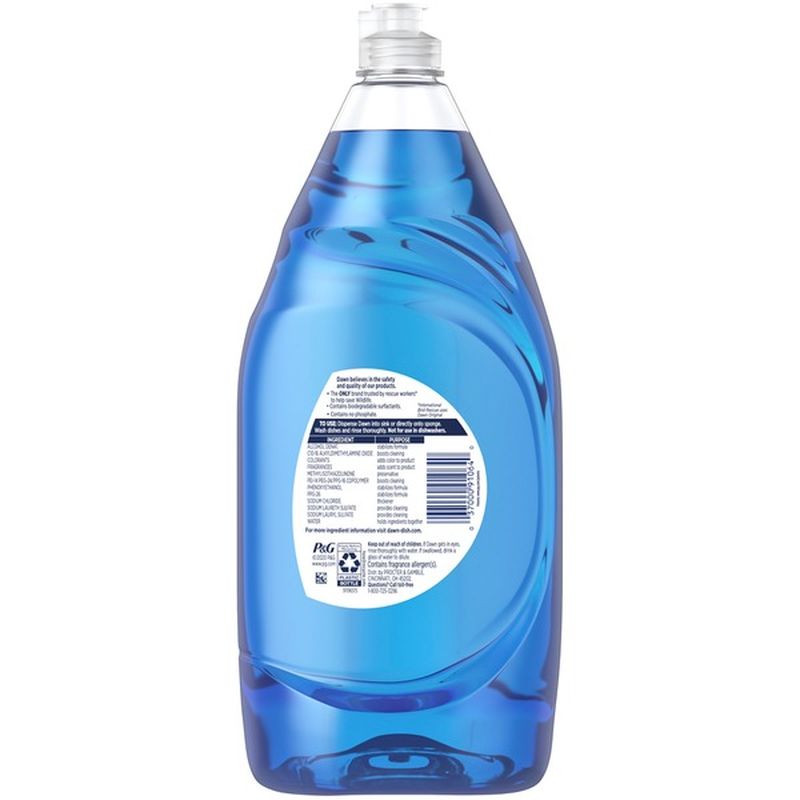 Dawn Dishwashing Liquid Dish Soap, Original Scent (40 oz) from Publix
