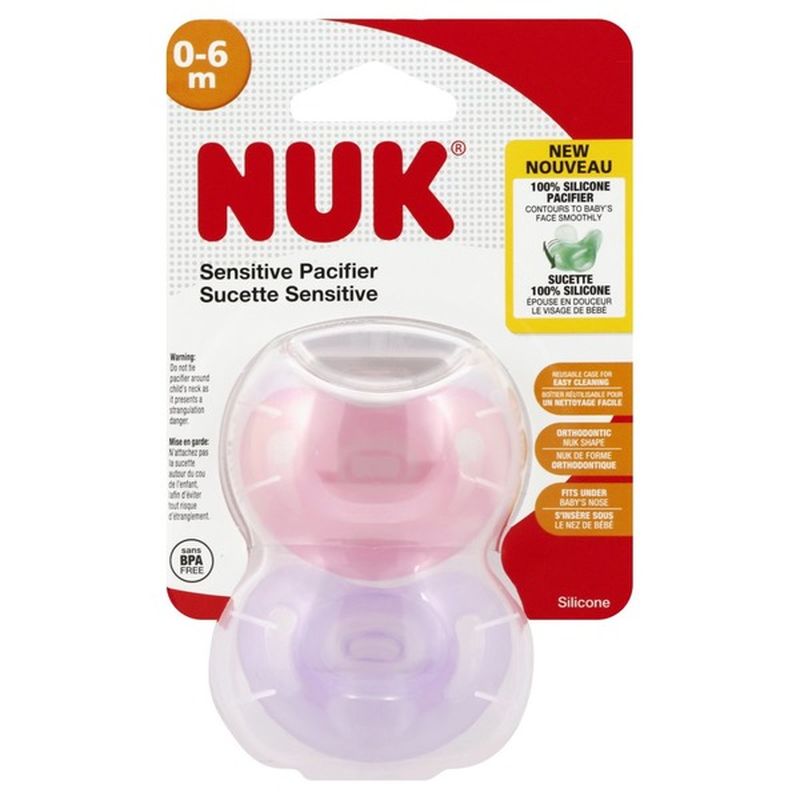nuk sensitive silicone soother