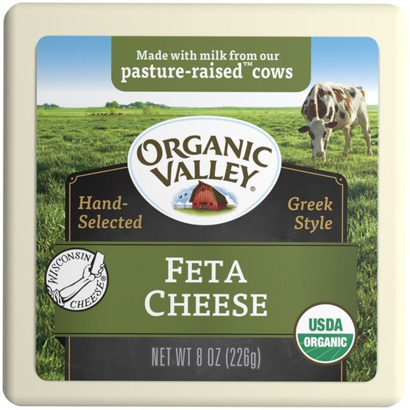 Organic Valley Greek Style Organic Feta Cheese Block (8 oz) Instacart