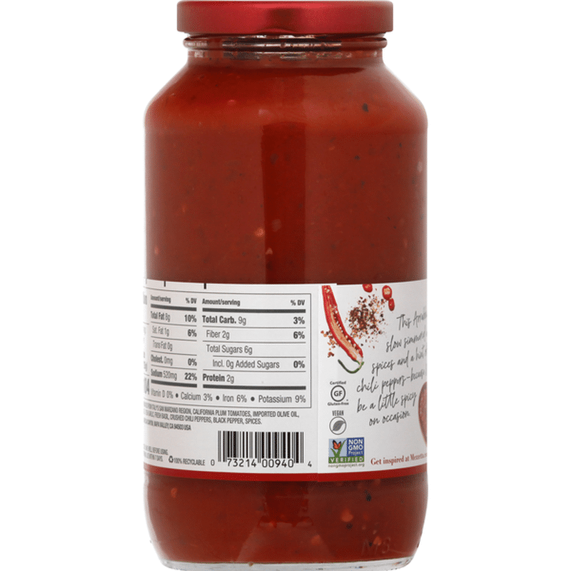 Mezzetta Sauce, Spicy Marinara (25 oz) from Safeway Instacart