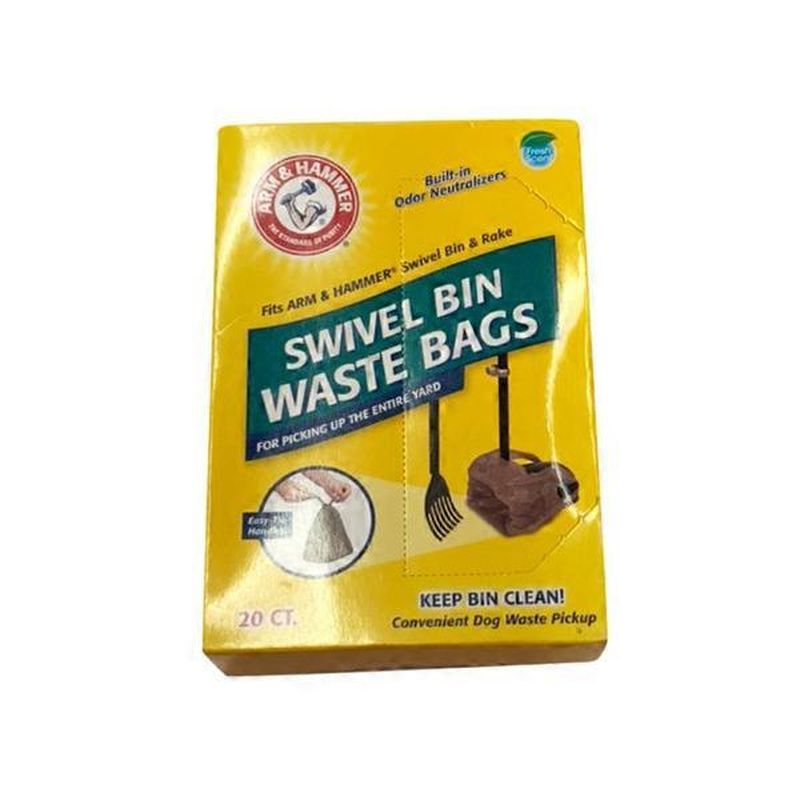 arm and hammer swivel bin waste bags