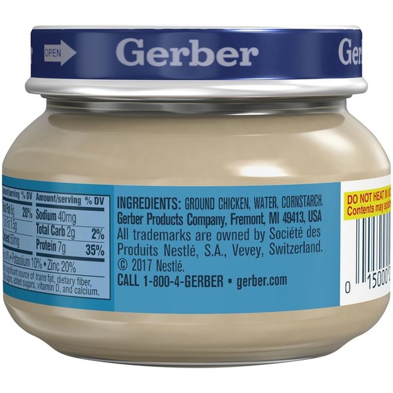 gerber baby food chicken and rice