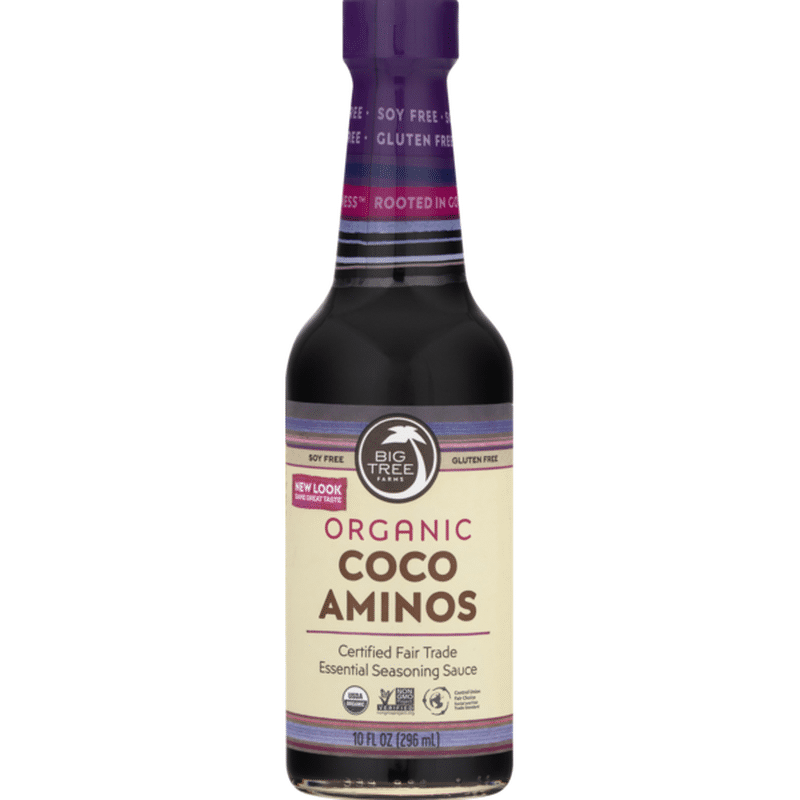 Big Tree Farms Seasoning Sauce, Essential, Organic, Coco Aminos, Bottle ...