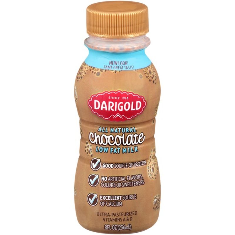 Darigold All Natural Chocolate Low Fat Milk (8 fl oz) Instacart