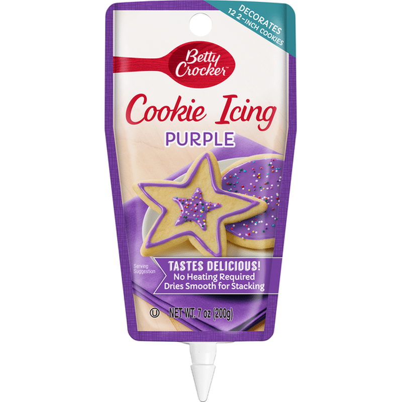 Betty Crocker Cookie Icing, Purple (7 oz) Instacart