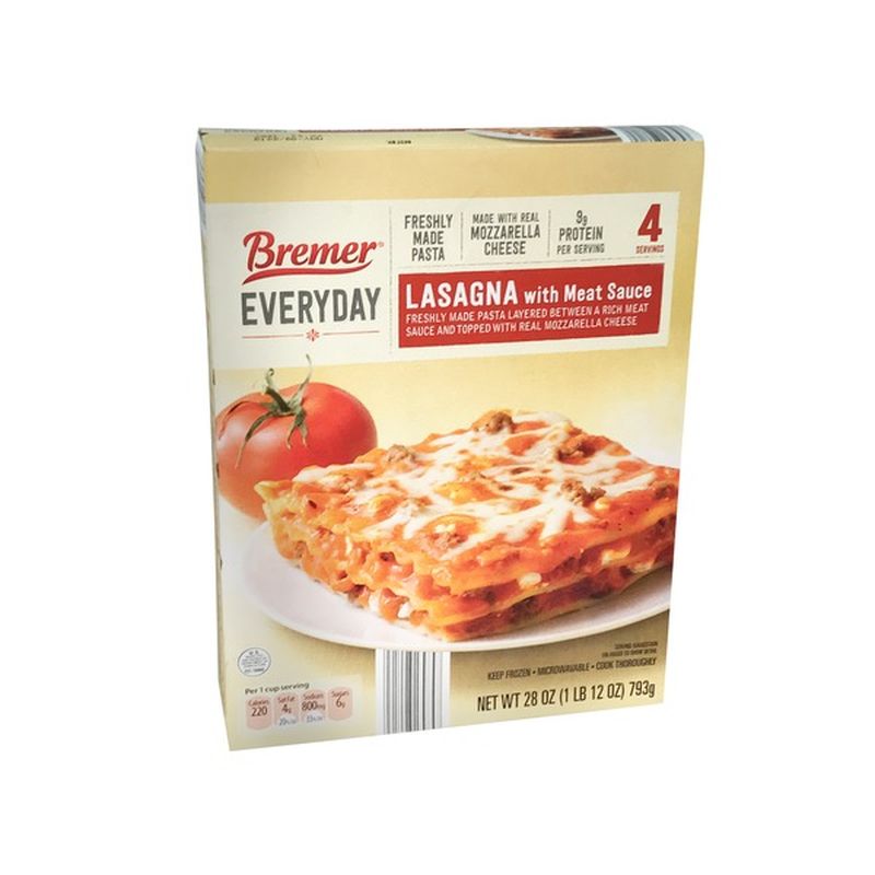 Bremer Lasagna (28 oz) from ALDI Instacart