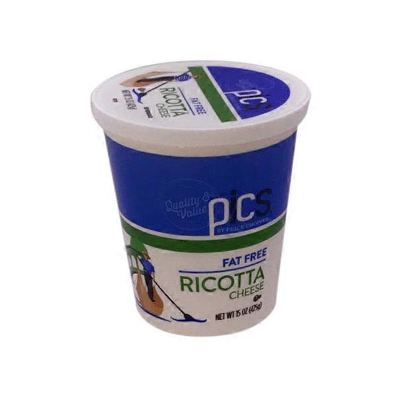 Pics Fat Free Ricotta Cheese 15 Oz Instacart