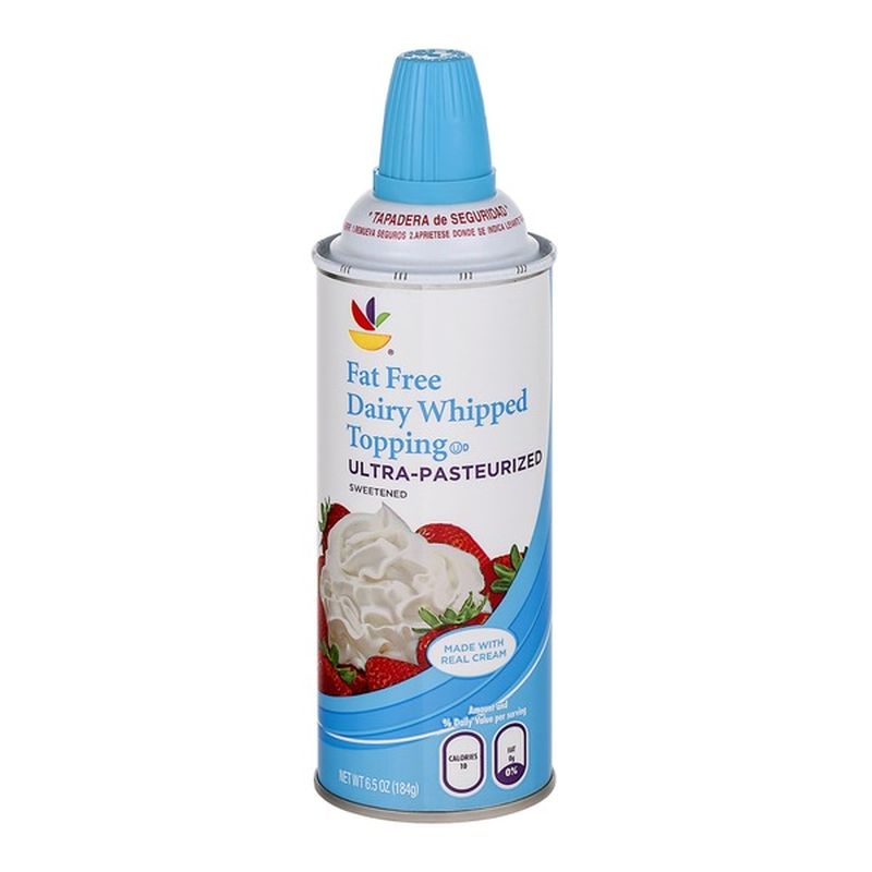 Ahold Fat Free Dairy Whipped Topping UltraPasteurized Sweetened (6.5