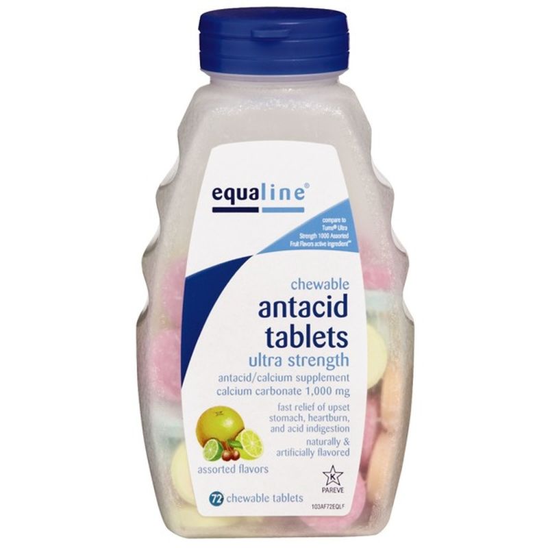 Equaline Ultra Strength Antacid Tablets, Assorted Fruit