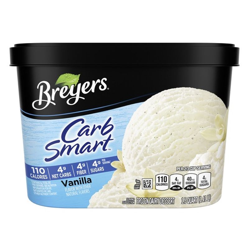 Breyers Frozen Dairy Dessert Vanilla (48 oz) Instacart