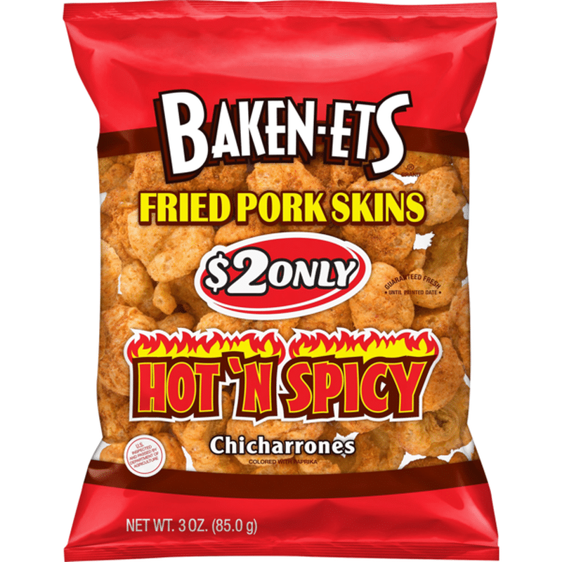 Hot And Spicy Fried Pork Skins (3 oz) Instacart