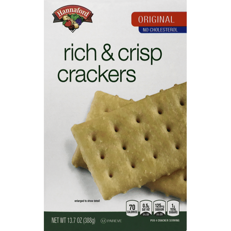 Hannaford Rich & Crisp Crackers (13.7 oz) Instacart