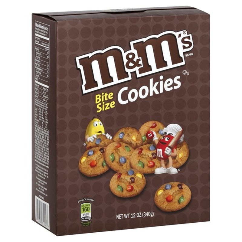 M&m's Cookies, Bite Size (12 Oz) - Instacart