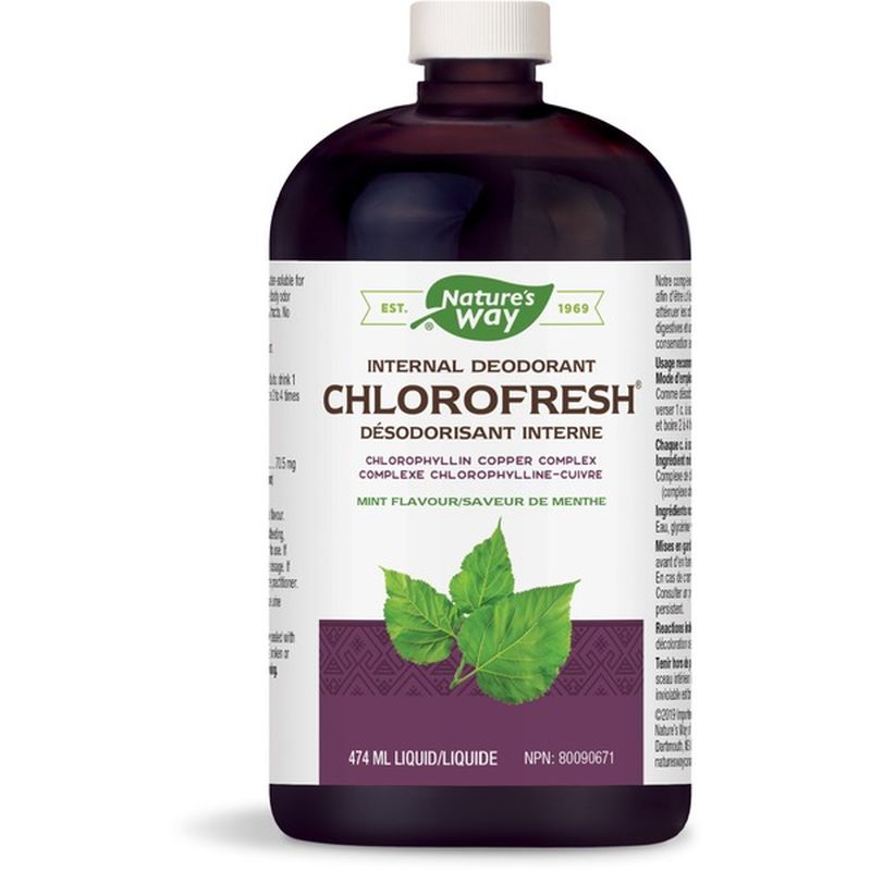 Nature's Way Chlorofresh™, Chlorophyllin Copper Complex, Liquid, Mint