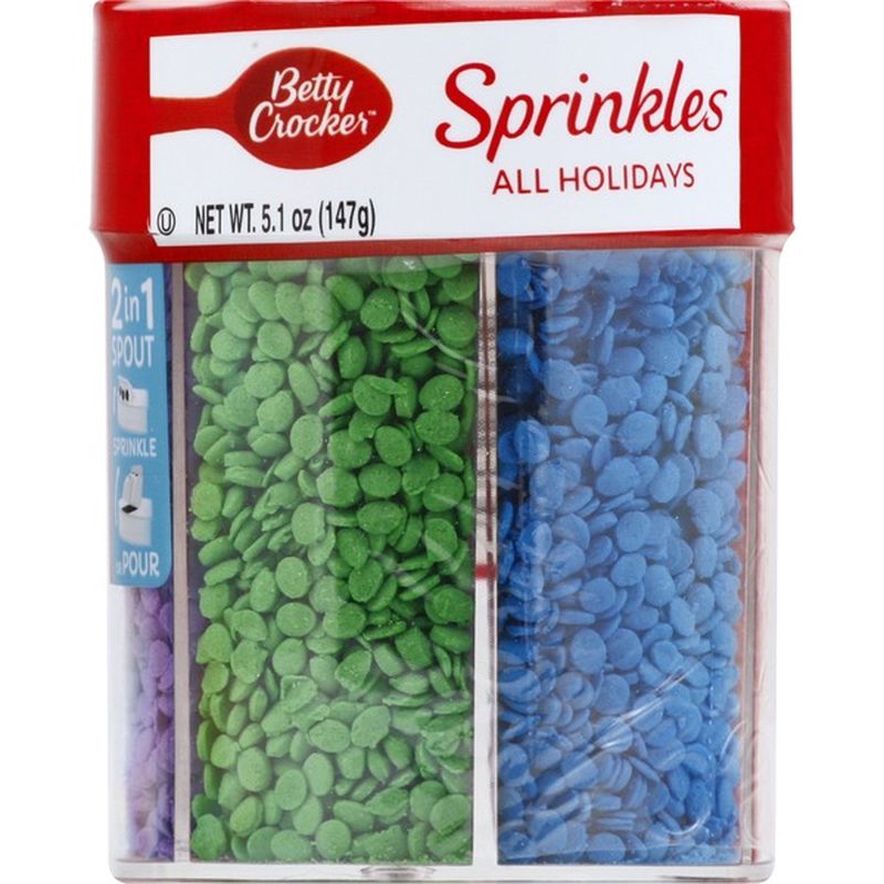 Betty Crocker Sprinkles, All Holidays (5.1 oz) Instacart
