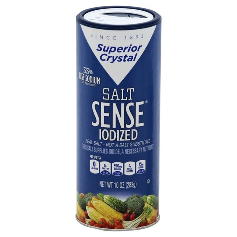 Superior Salt Salt Sense Iodized Salt (10 oz) Instacart