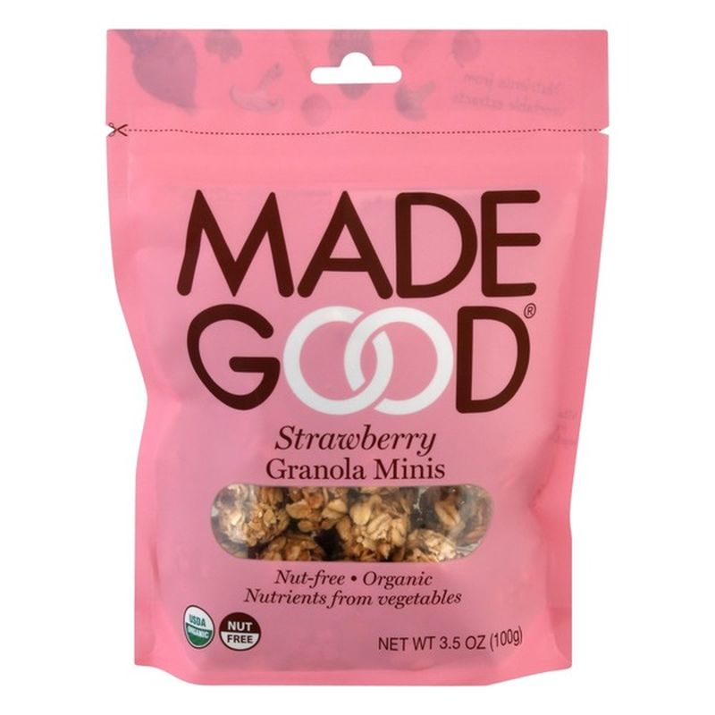 Made Good Granola Minis, Strawberry (3.5 oz) - Instacart