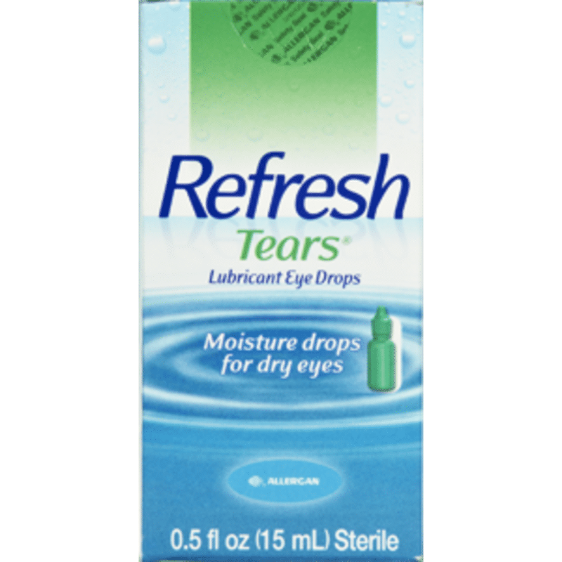 Refresh Tears Sterile Lubricant Eye Drops (0.5 fl oz) - Instacart