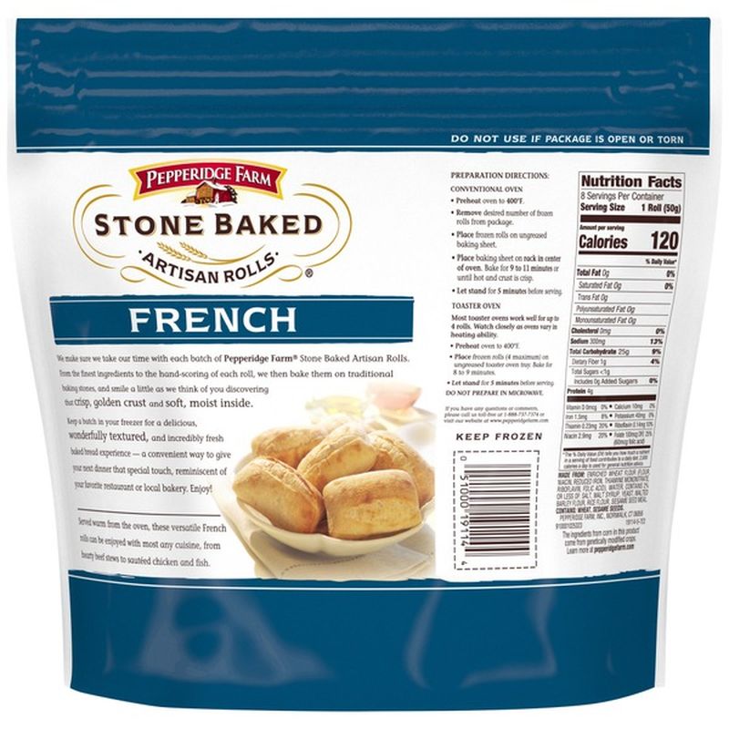 Pepperidge Farm® Frozen French Rolls (8 ct) Instacart
