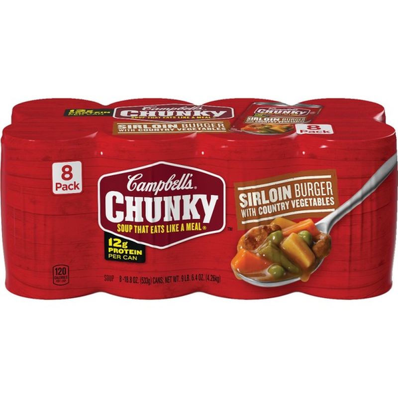Campbell's® Sirloin Burger with Country Vegetables Soup (18.8 oz