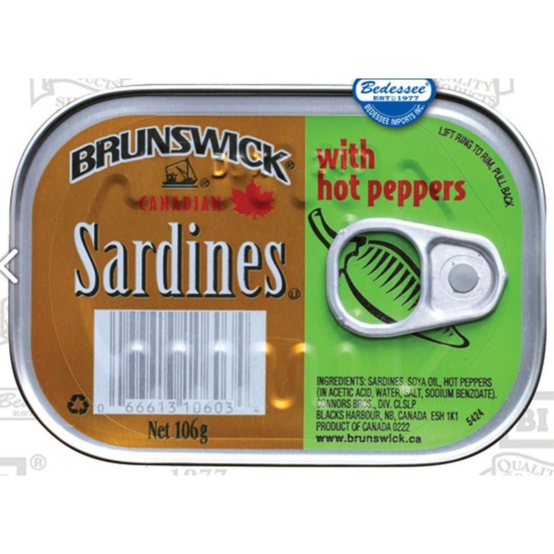 Brunswick Sardines With Hot Peppers