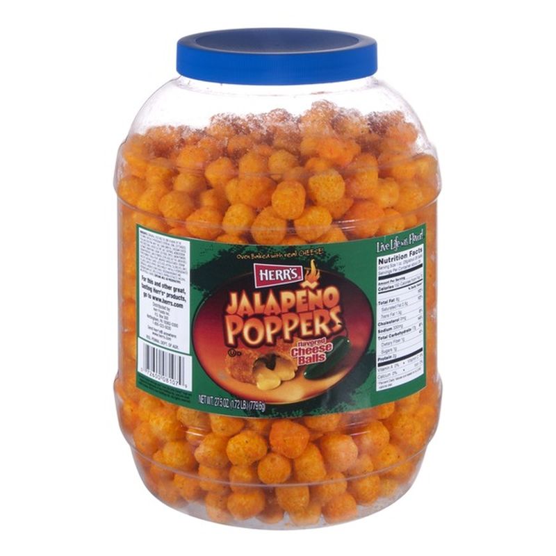 Herr's Jalapeno Poppers Flavored Cheese Balls (27.5 oz) Instacart