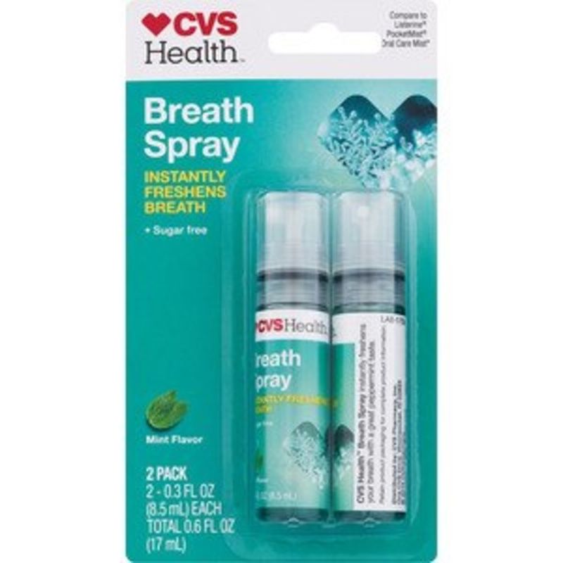 CVS Health Breath Spray Sugar Free Mint Flavor (0.3 fl oz) Instacart