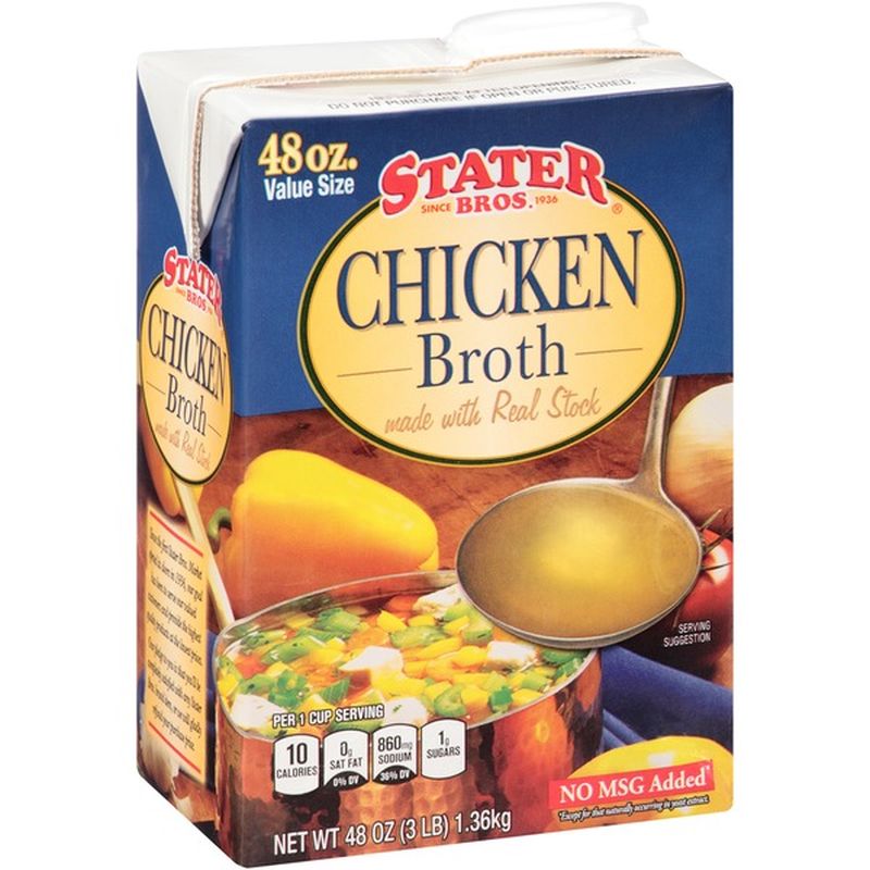 Stater Bros Chicken Broth (48 fl oz) from Stater Bros. Instacart