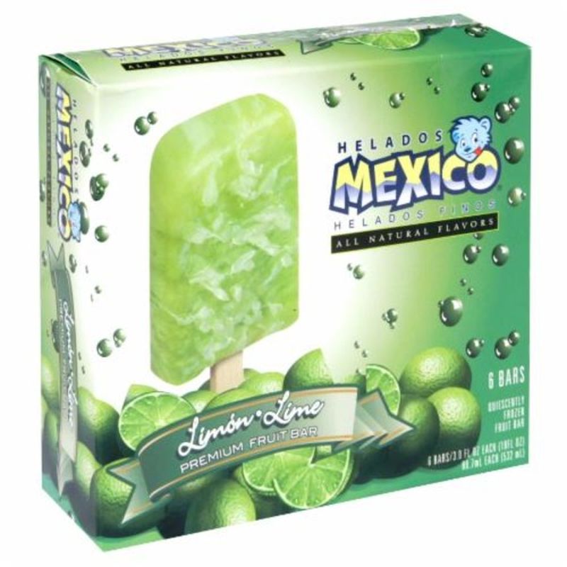 Helados Mexico Fruit Bar, Limon Lime (6 each) Instacart