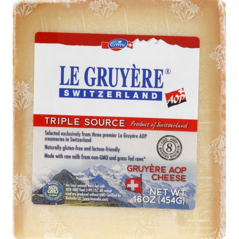 Emmi Cheese, Triple Source, Gruyere (per lb) Instacart