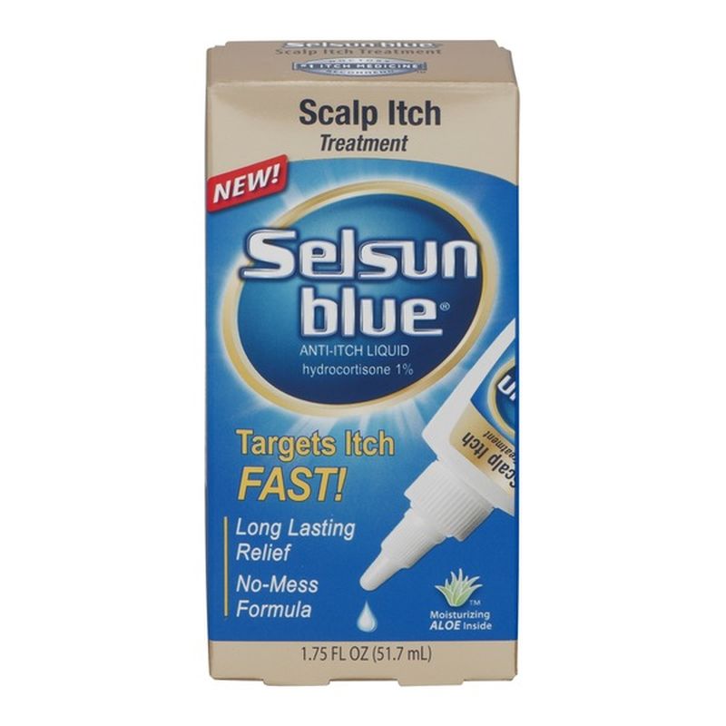 Selsun Blue AntiItch Liquid Scalp Itch Treatment (1.75 fl oz) Instacart