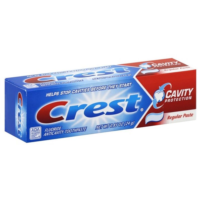 Crest Cavity Protection Regular Toothpaste (0.85 oz) from Walmart ...