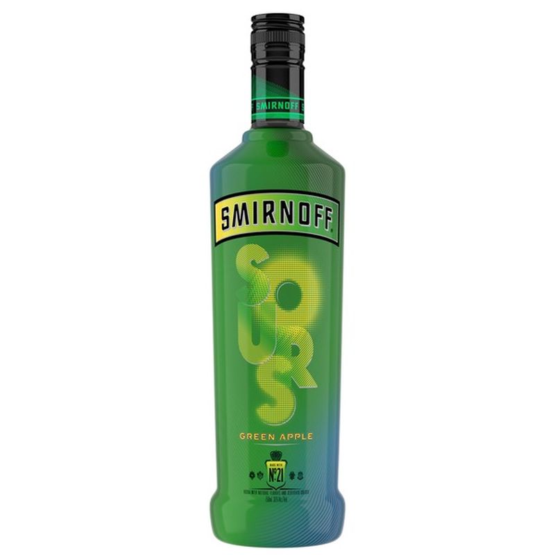 Smirnoff Sours Green Apple 60 Proof Vodka Infused With Natural Flavors Bottle 750 Ml Instacart