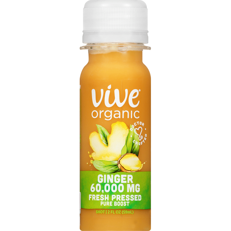Vive Organic Shot, Ginger, 60,000 mg (2 oz) Instacart
