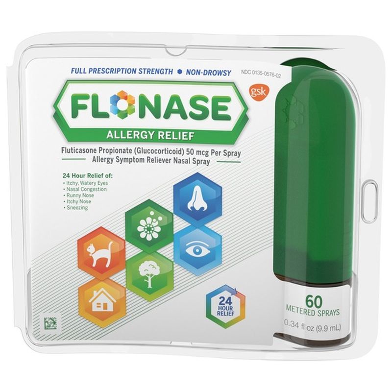 Flonase Decongestant Nasal Spray (60 ct) Instacart