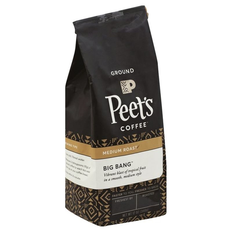 Peet's Coffee Big Bang Medium Roast Ground Coffee (12 oz) Instacart