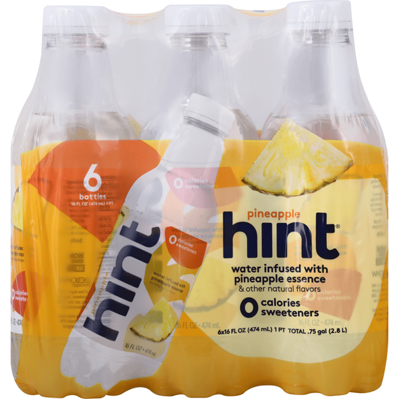Hint Pineapple Flavored Water (16 oz) Instacart