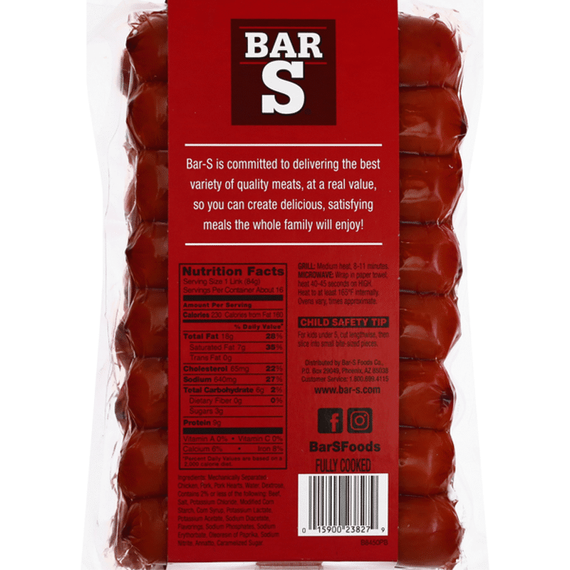 BarS Hot Links (3 lb) Instacart