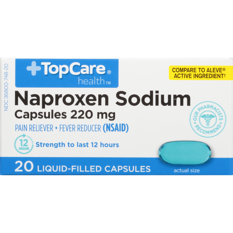 Top Care Naproxen Sodium 220 Mg Pain RelieverFever Reducer (Nsaid
