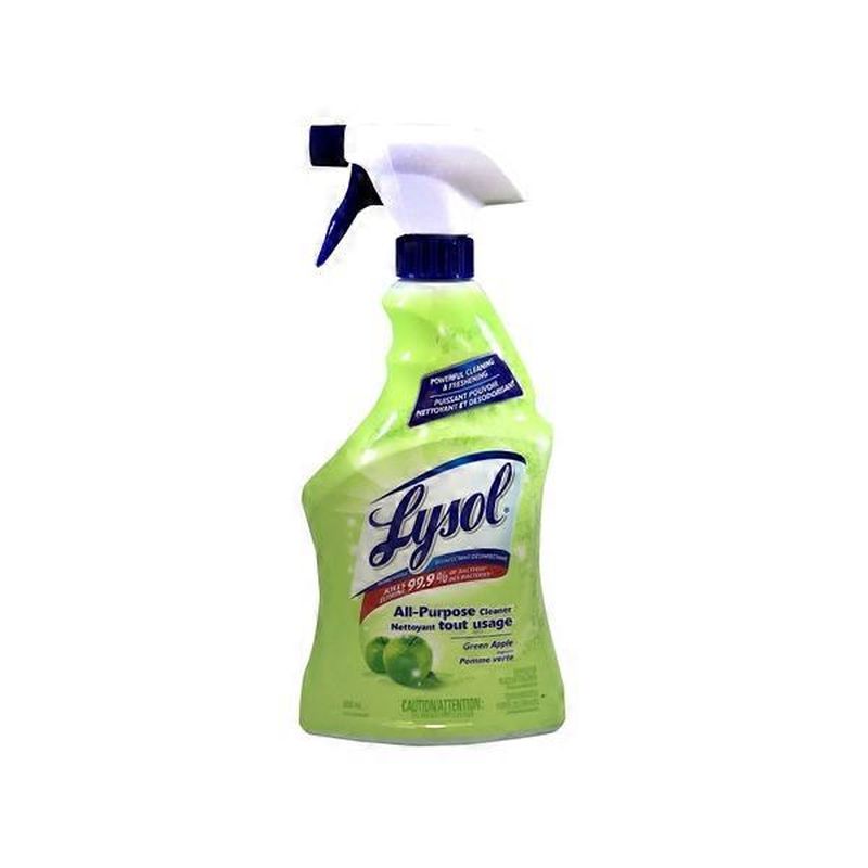 Lysol All Purpose Cleaner Green Apple Spray (650 ml) Instacart
